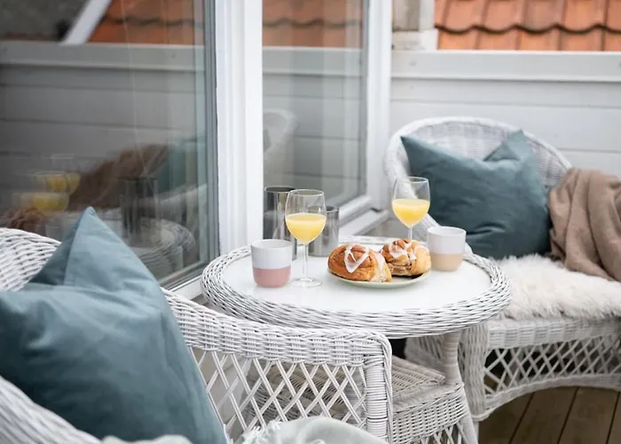 アパート Cozy Penthouse Private Balcony Centre スタヴァンゲル